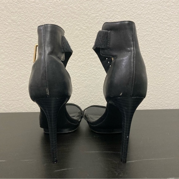 Calvin Klein Vivian Ankle Strap Heels - Black - Size 8 - Picture 4 of 8